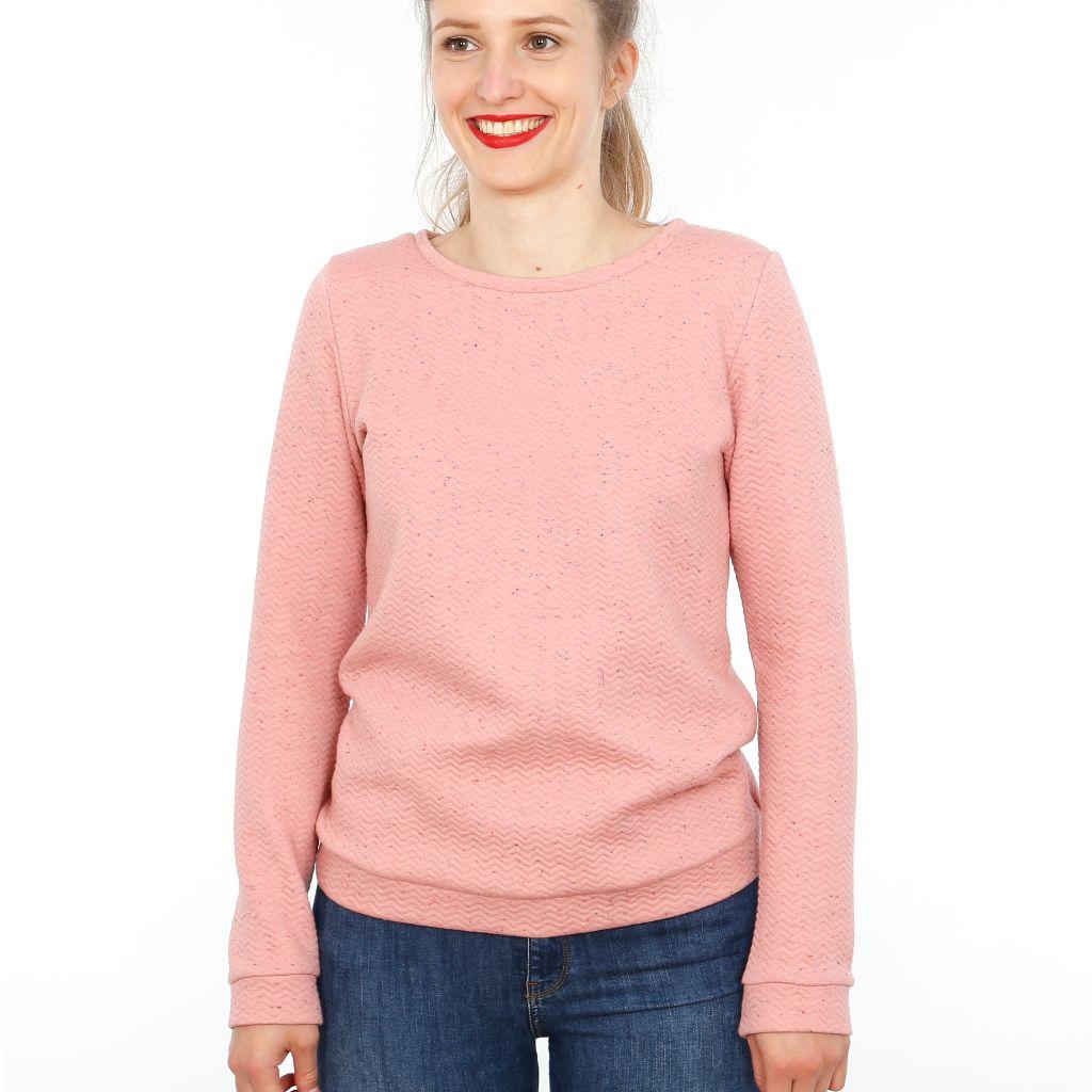 Papierschnittmuster Sweater Frau Bente XS-XXL